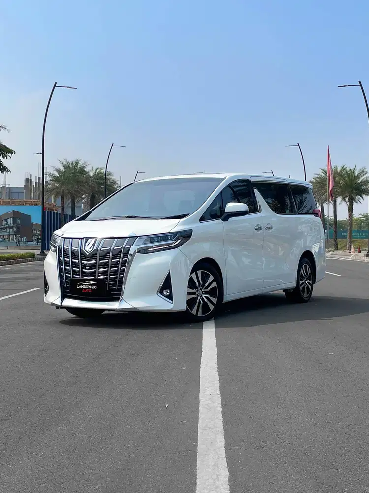 TOYOTA ALPHARD 2.5 G ATPM 2018 PILOT SEAT PUTIH VERY LOW ODO FACELIFT