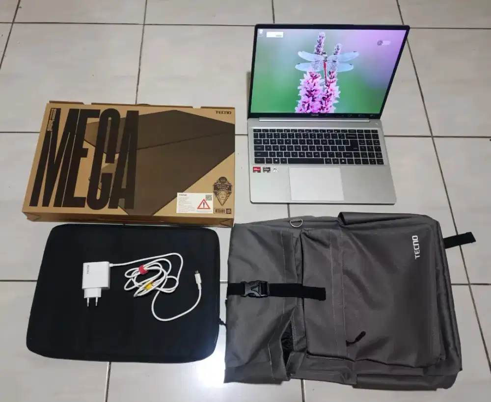 DI JUAL Cepat Laptop Tecno Megabook Ryzen 5 7430U