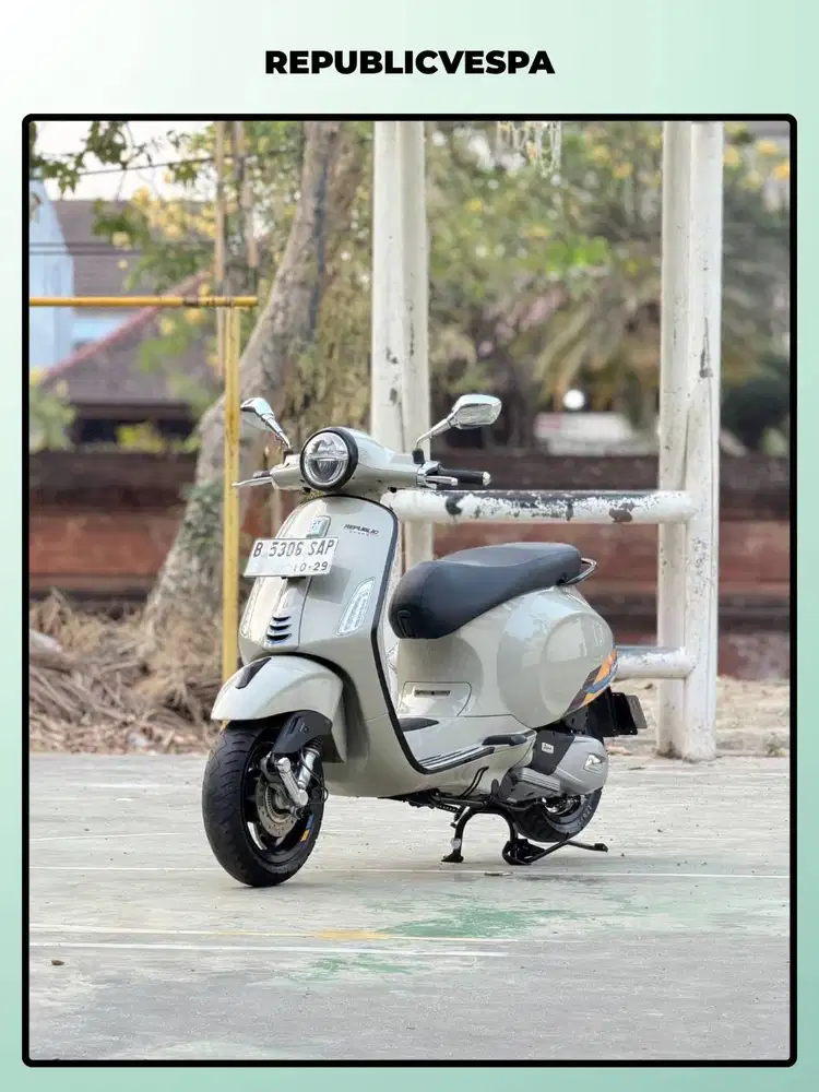 TERMURAH PIAGGIO VESPA PRIMAVERA S150 NEWMODEL TAHUN 2024 WARNA BEIGE