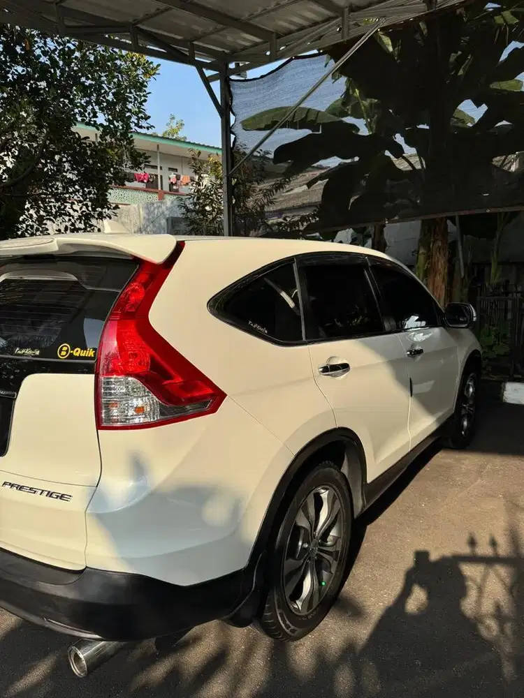 Honda CRV 2.4 Prestige 2014 AT Putih Mulus KM rendah jarang pakai