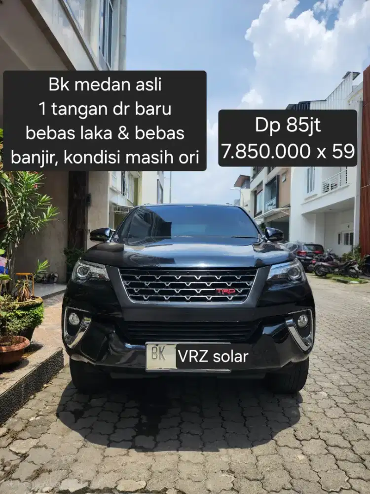 Fortuner VRZ diesel 2018 solar 2018 pemakaian 2019