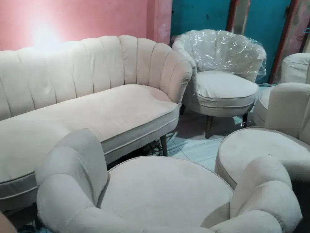 Kursi Pengantin 1 Set (1kursi double + 4kursi single)