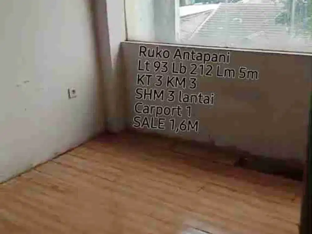 Ruko Antapani besar dan MURAH