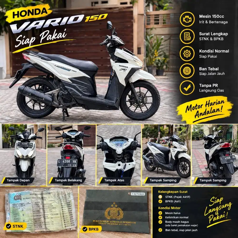 Honda Vario 150 tahun 2015