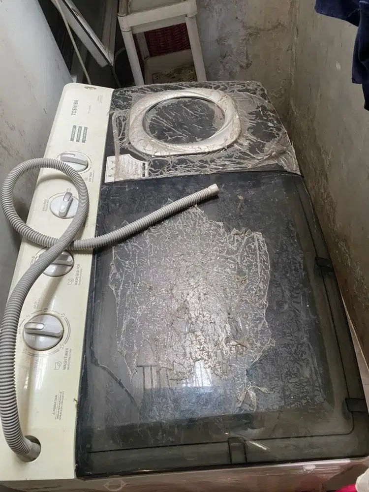 Mesin cuci 2 tabung toshiba 9 kg