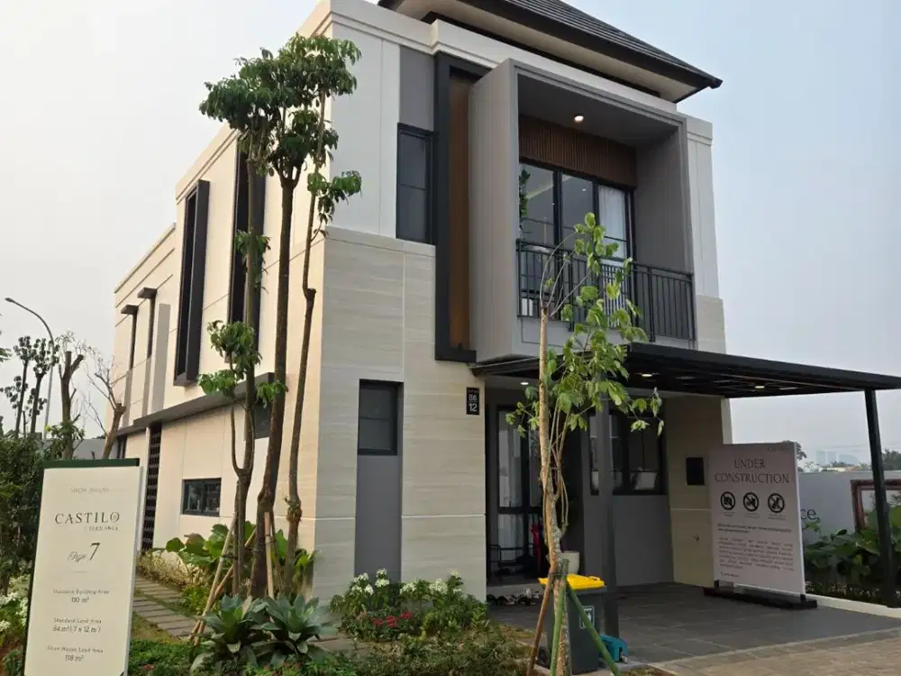 Rumah 2 Lantai di BSD City Castillo at Terravia Free DP Lokasi Strategis Dekat Tol, Kampus dan Mall Eastvara