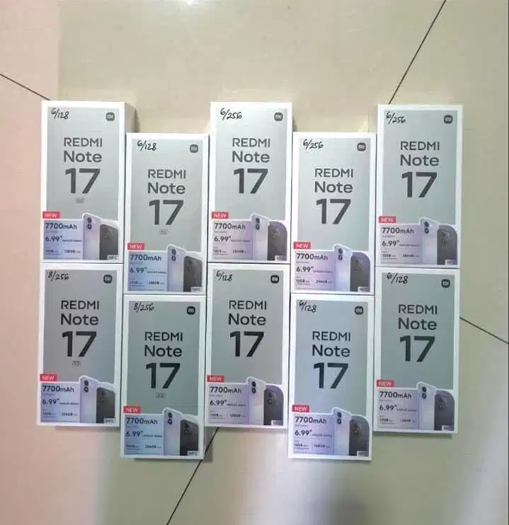 PRE ORDER REDMI NOTE 17 CUKUP BAYAR 200 RIBU