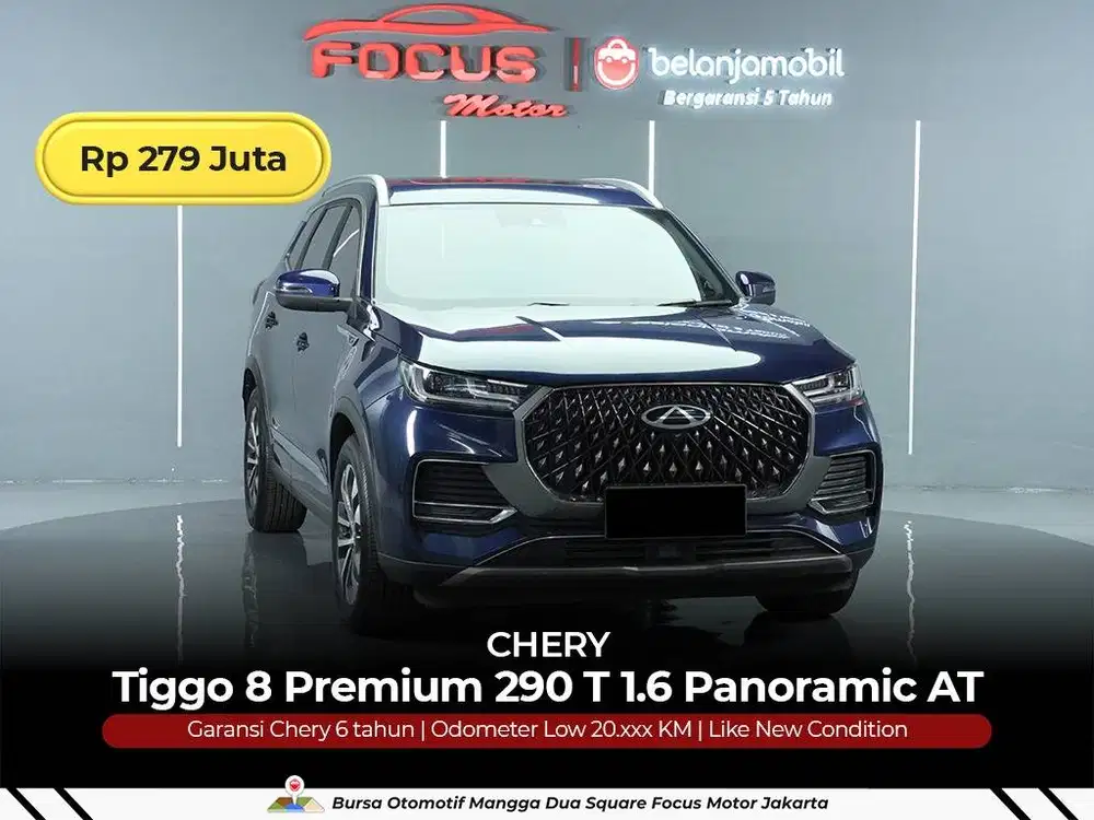 [GARANSI 5TH] Chery Tiggo 8 Premium 290 T 1,6 Panoramic 2024/2025/2026