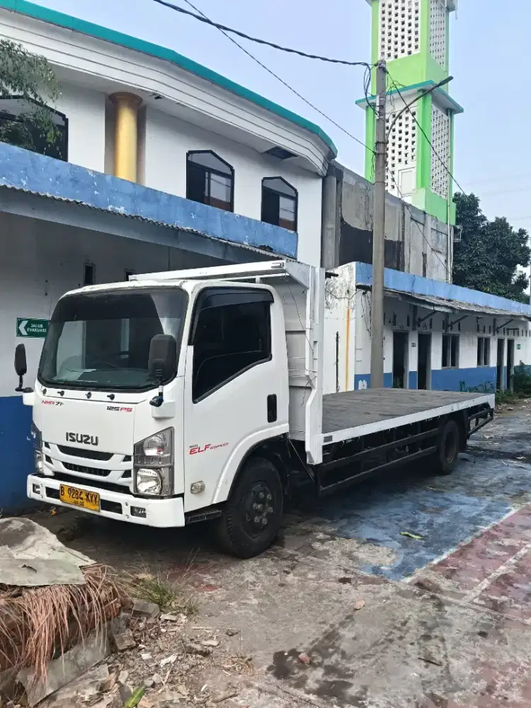 Isuzu elf GIGA NMR71 ps125 Long double Losbak 5.3 meter 2019