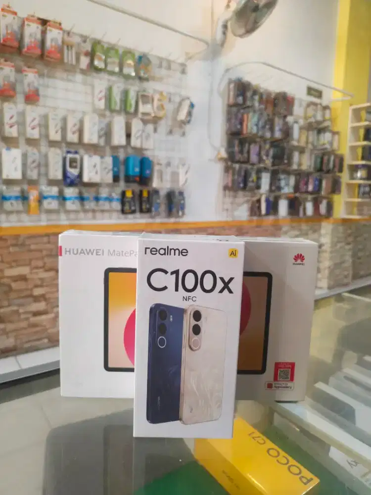 REALME C100X 6/128 promo+bonus cash & credit garansi Resmi