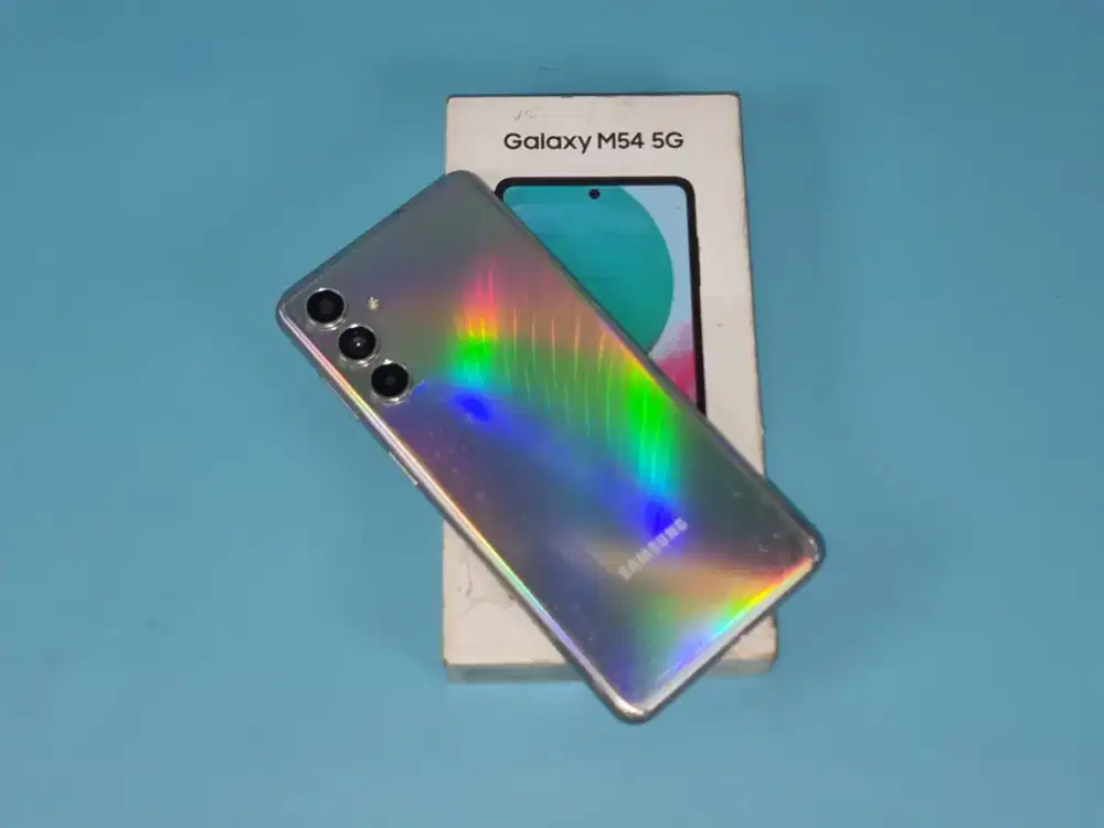 Samsung Galaxy M54 5G NFC Ram 8GB/256GB mulus fullset Resmi SEIN