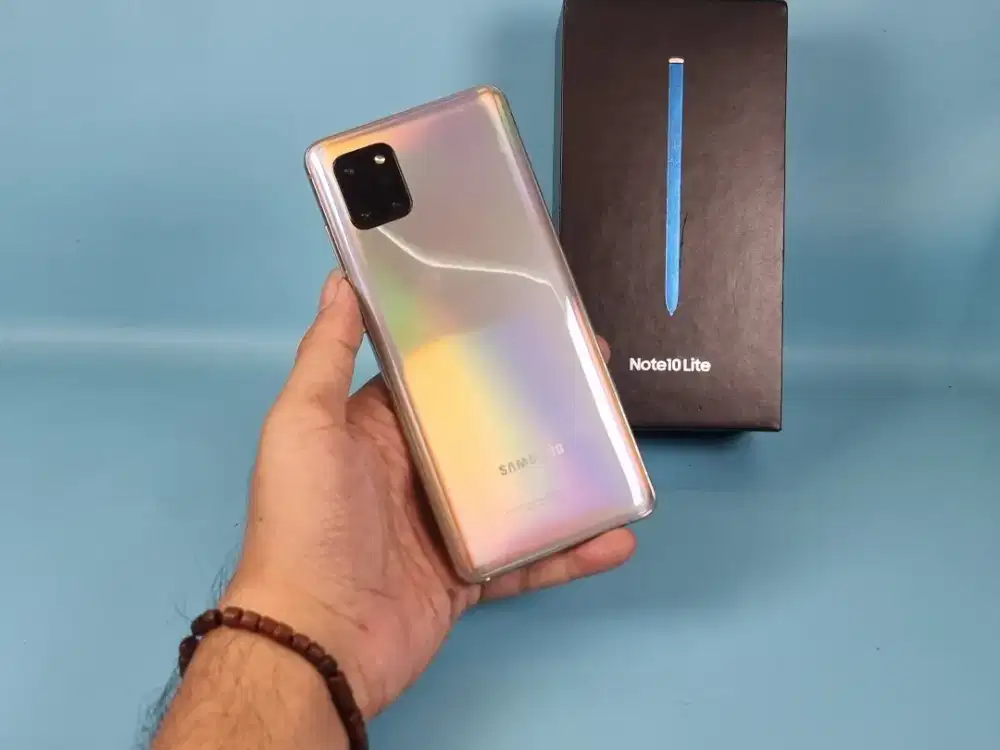 Samsung NOTE 10 lite NFC Ram 8GB/128GB mulus fullset Resmi SEIN
