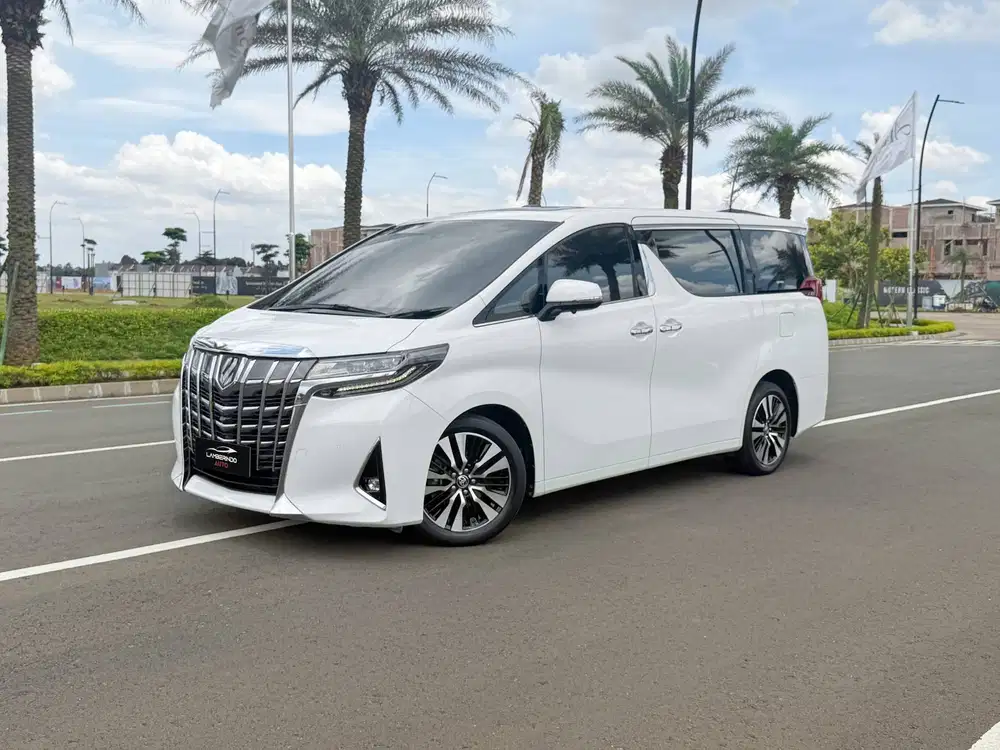 TOYOTA ALPHARD 2.5 G ATPM TSS 2020 PILOW SEAT LOW ODO PUTIH VELLFIRE