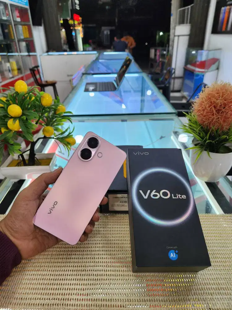 Vivo V60 Lite Ram 8+8Gb/ 256Gb Fullset Mulus Like New Original 100%