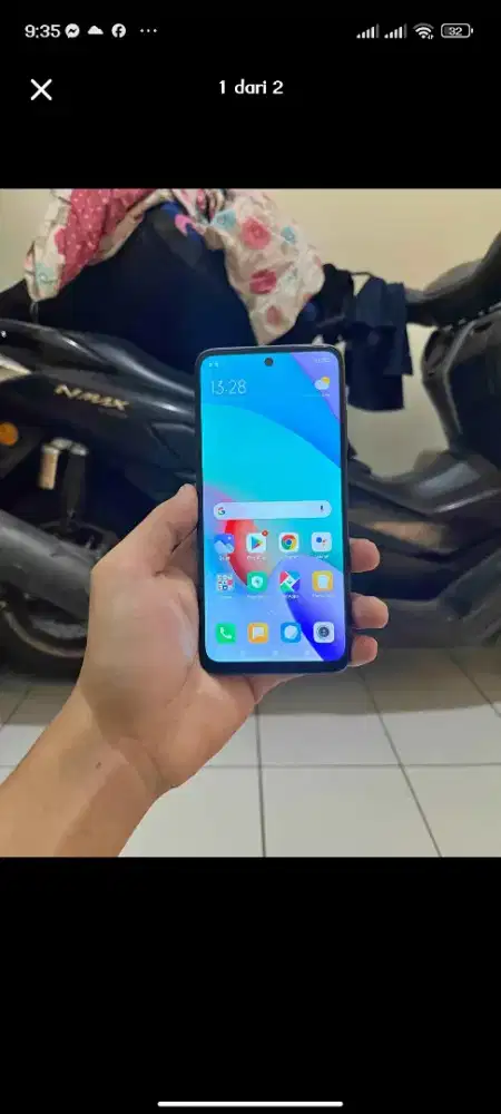 redmi 10 ram 6+2/128 nwgo tipis / di tt