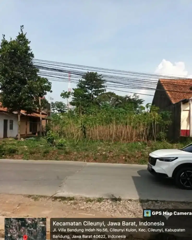 Dijual tanah 317m² di Cileunyi Wetan. SHM. Pinggir jalan besar!