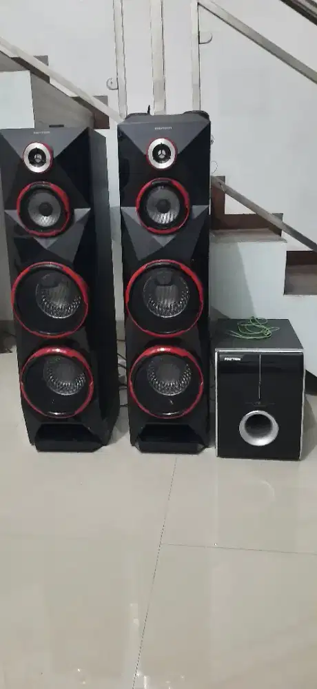 aktip speaker & sub wofer polytron
