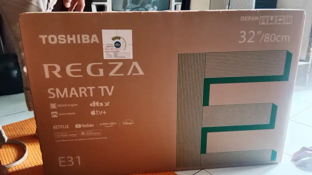 Smart TV merk toshiba regza 32 inch ttpe E31