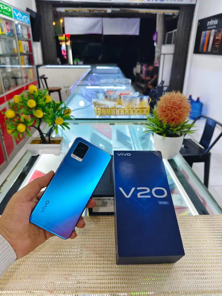 Vivo V20 Ram 8+8Gb/ 128Gb Fullset Mulus Original 100% Bergaransi