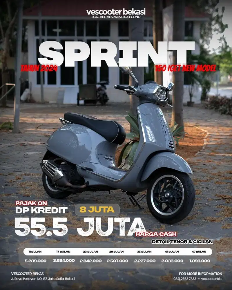 VESPA SPRINT 150 IGET NEW MODEL 2024