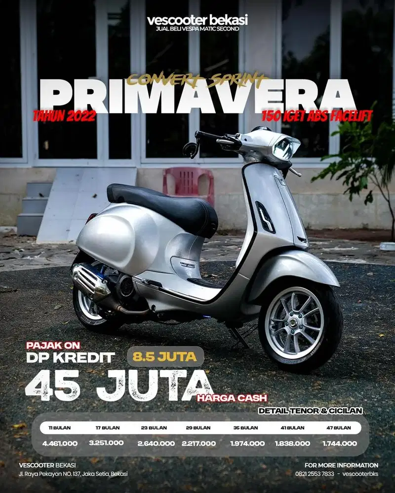VESPA PRIMAVERA CONVERT SPRINT 150 IGET ABS FACELIFT 2022