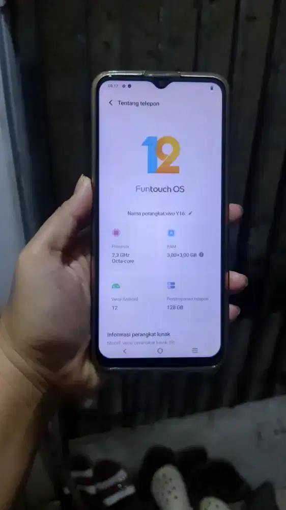 Vivo y16 ram 3+3/128gb