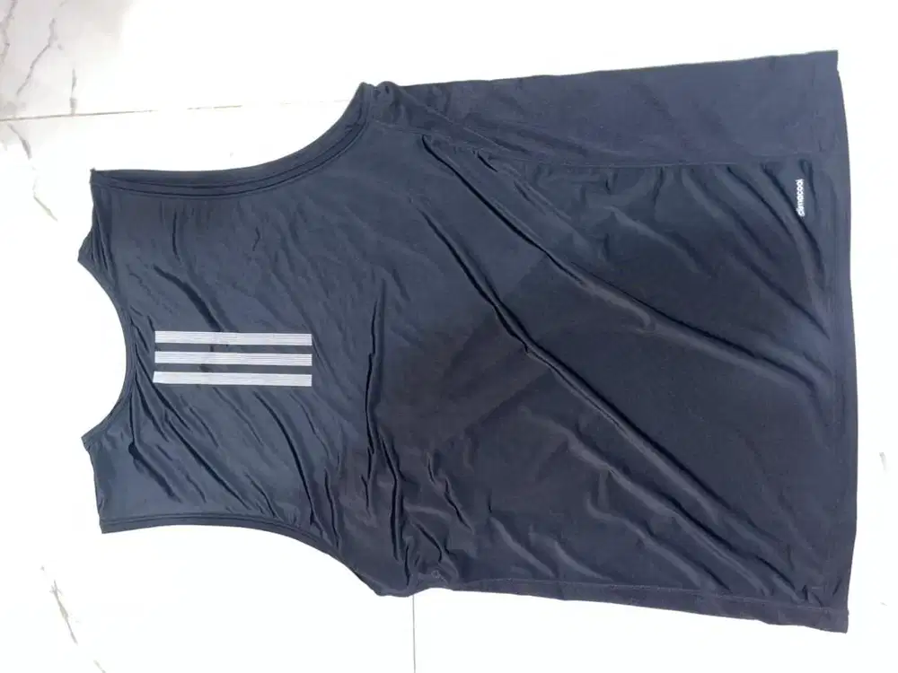 Baju Running Singlet Adidas || Baju Lari Running Adidas Original