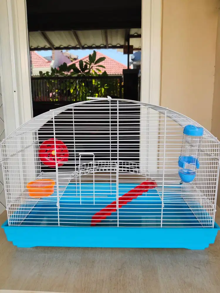 Kandang Hamster Warna Biru
