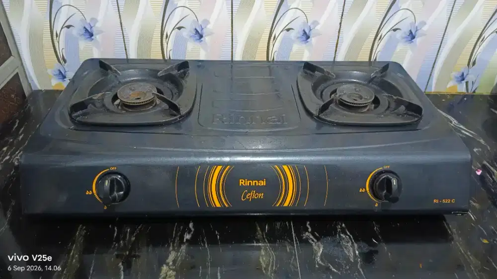Kompor Rinnai 2 tungku masih bagus