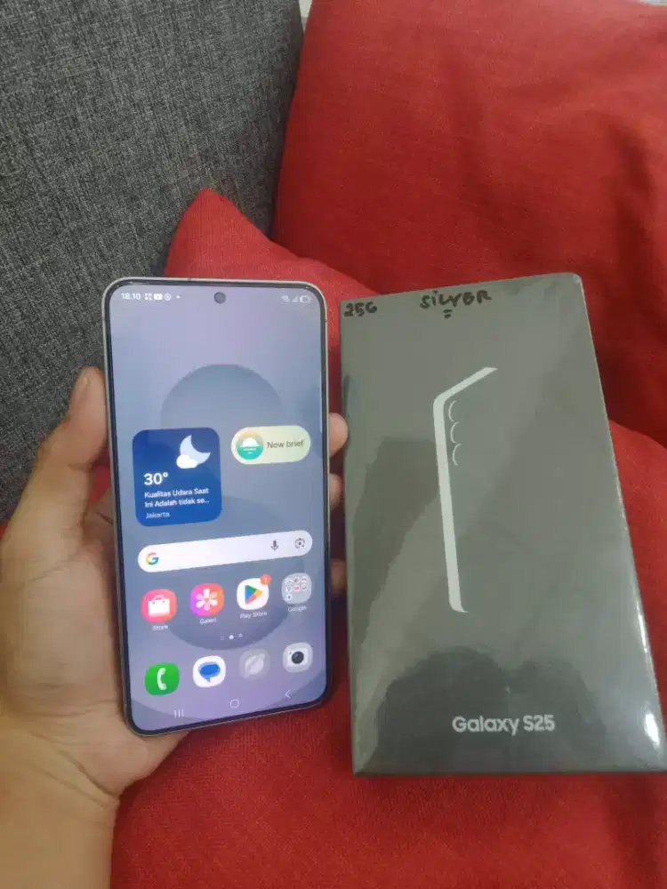 Samsung S25 5G silver