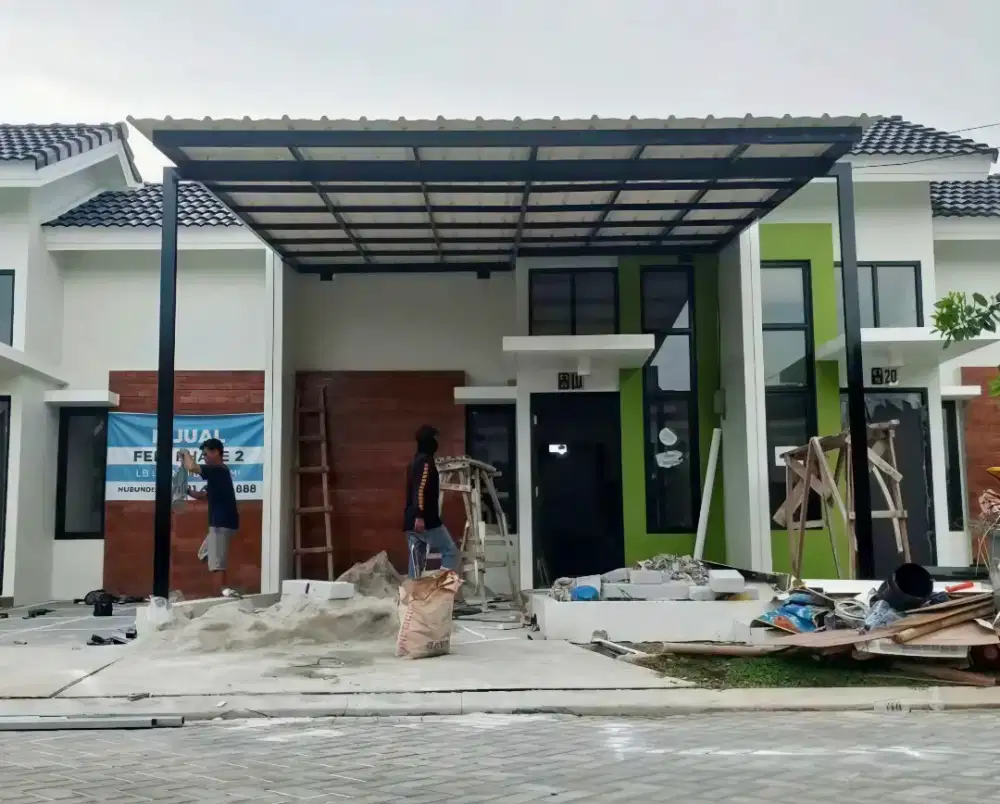 Kanopi baja ringan dan garasi
