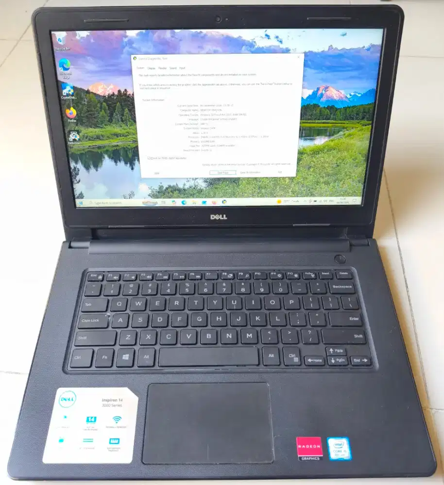 Laptop Core i5 Dell Inspiron 3476 Gaming,design,grafik dan Office.