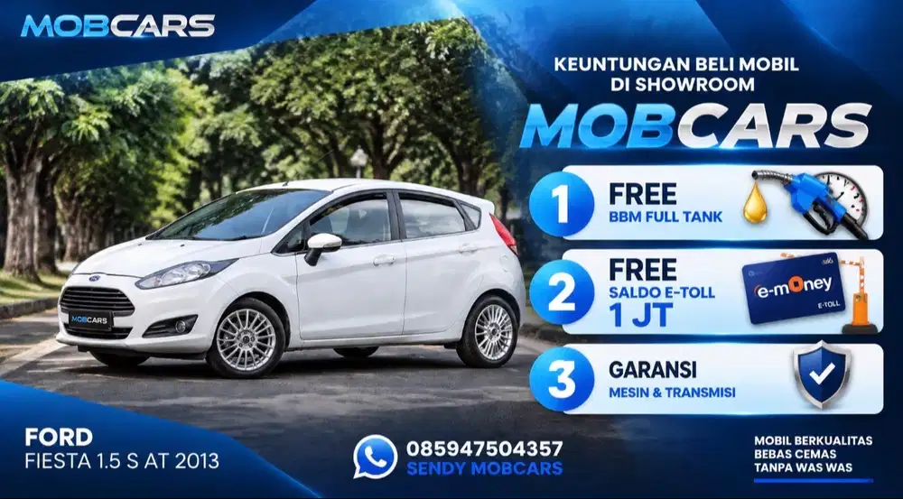 GARANSI MESIN & TRANSMISI FIESTA S 1.5 AT 2013 PUTIH