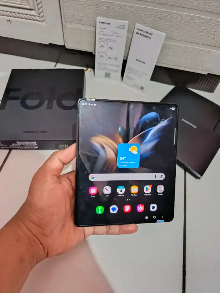 JUAL CEPAT SAMSUNG Z FOLD 4 5G 12/512 GB RESMI SEIN SECOND MURAH