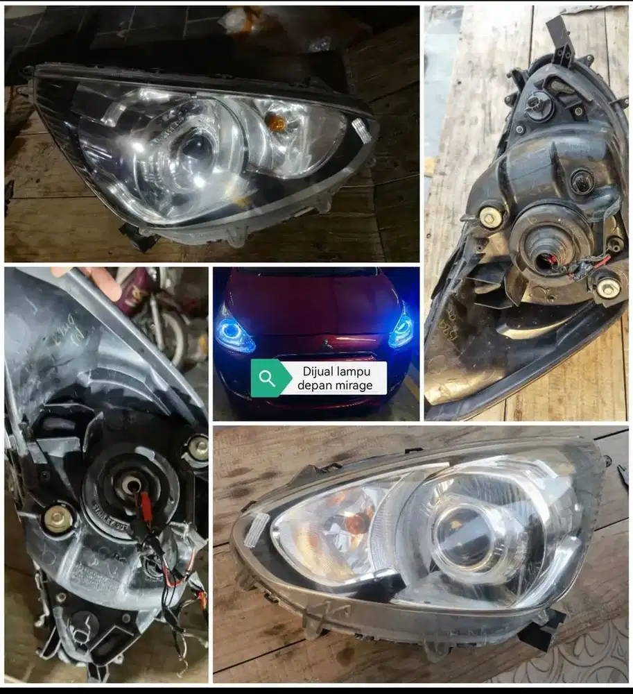 Dijual headlamp mitsubishi mirage murah