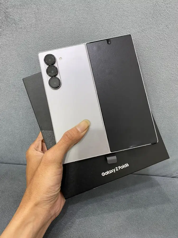 Samsung z fold 6 512 silver resmi sein mulus pemakaian