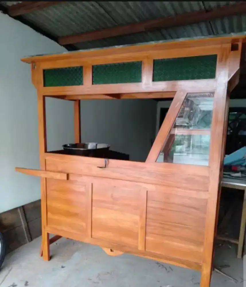 Rombong Kayu, Gerobak Angkringan, Rombong Minimalis, Gerobak Dorong