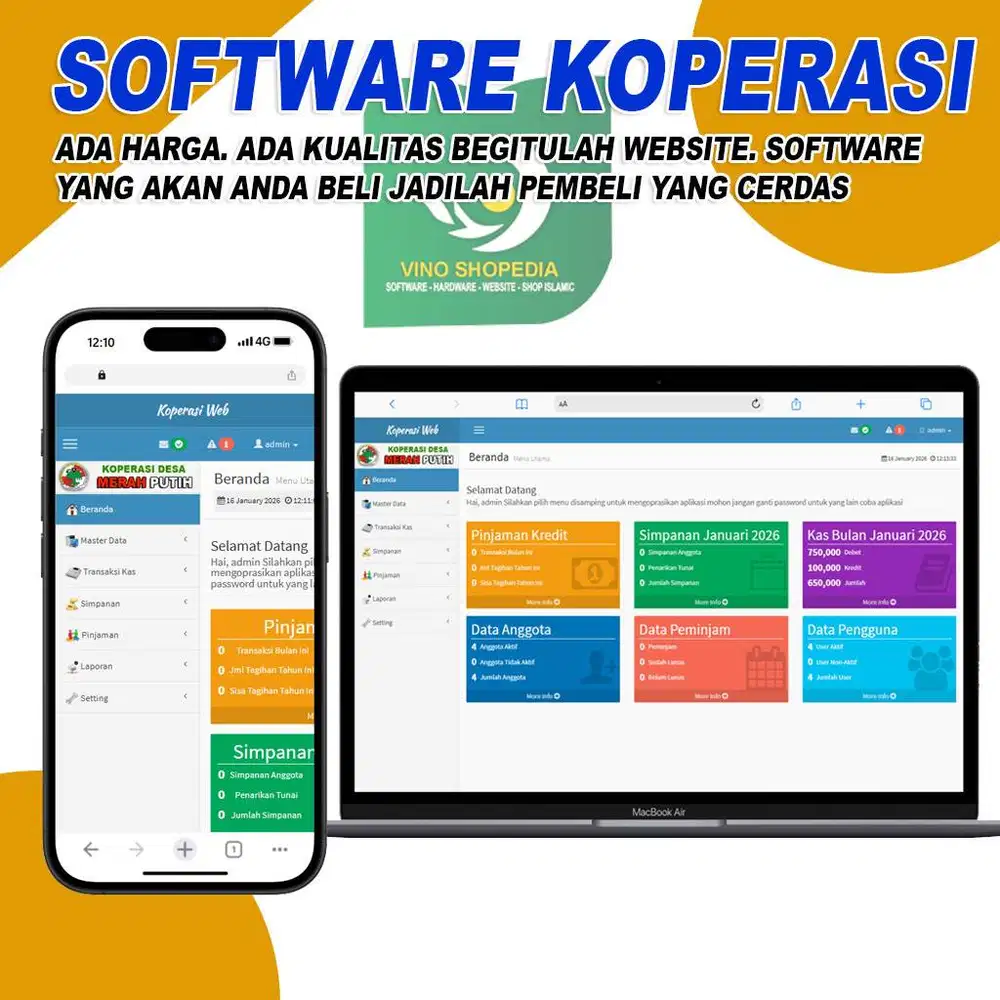 Software Koperasi Merah Putih Murah