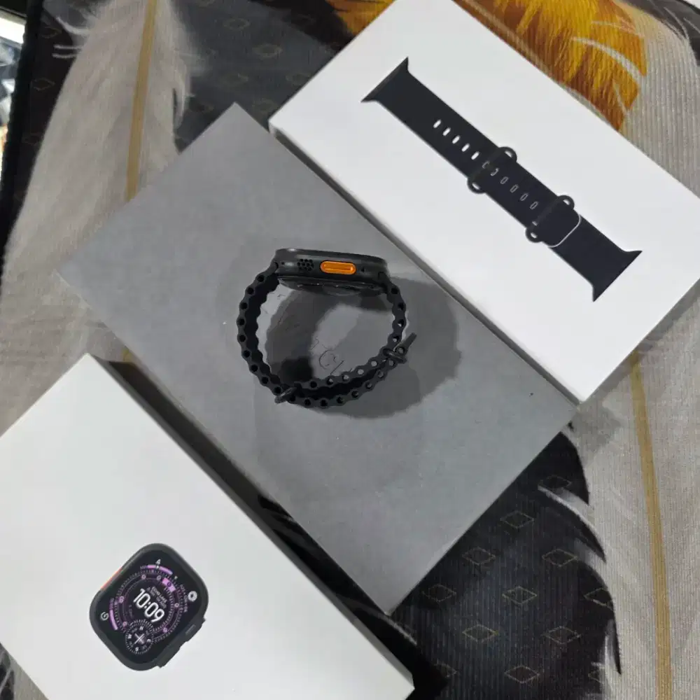 Apple Watch ultra 3 49mm black second belum sebulan beli