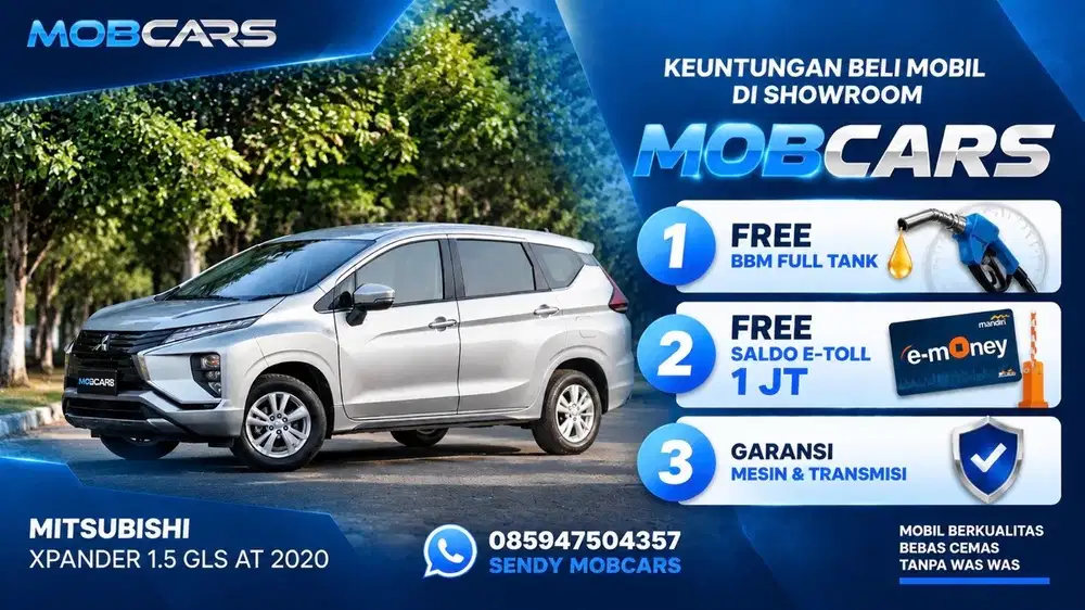 FREE SALDO E-TOLL 1 JT XPANDER GLS 1.5 AT 2020 SILVER