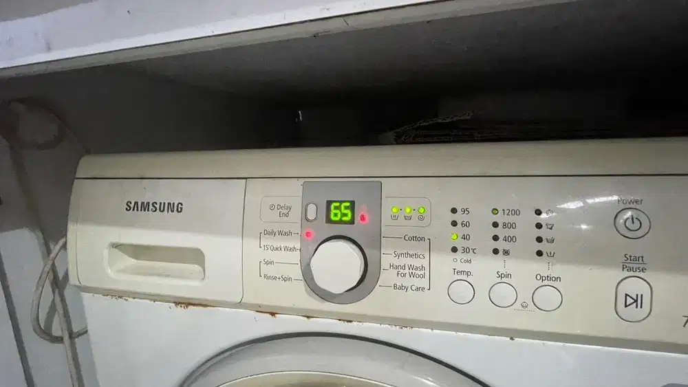 Mesin cuci samsung  pintu depan