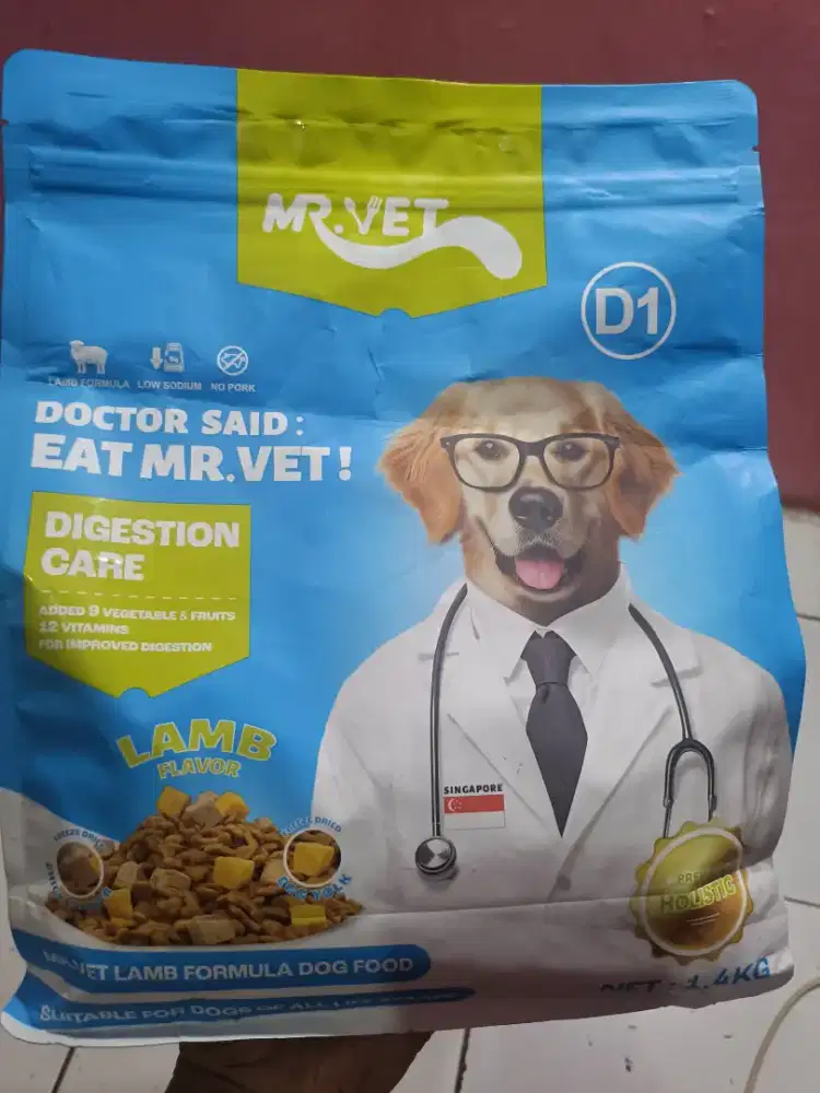 Mr vet d1 dryfood anjing