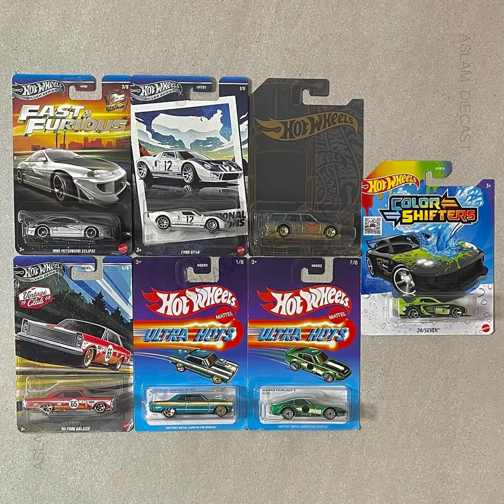 Hot Wheels Silver Series Take All 7pc Diecast Hobi Koleksi hotwheels