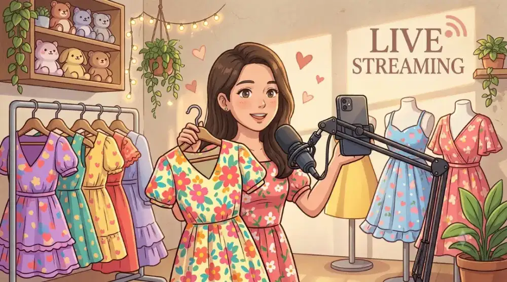 LOWONGAN PART TIME HOST LIVE SHOPPING PRELOVED PREMIUM UMKM