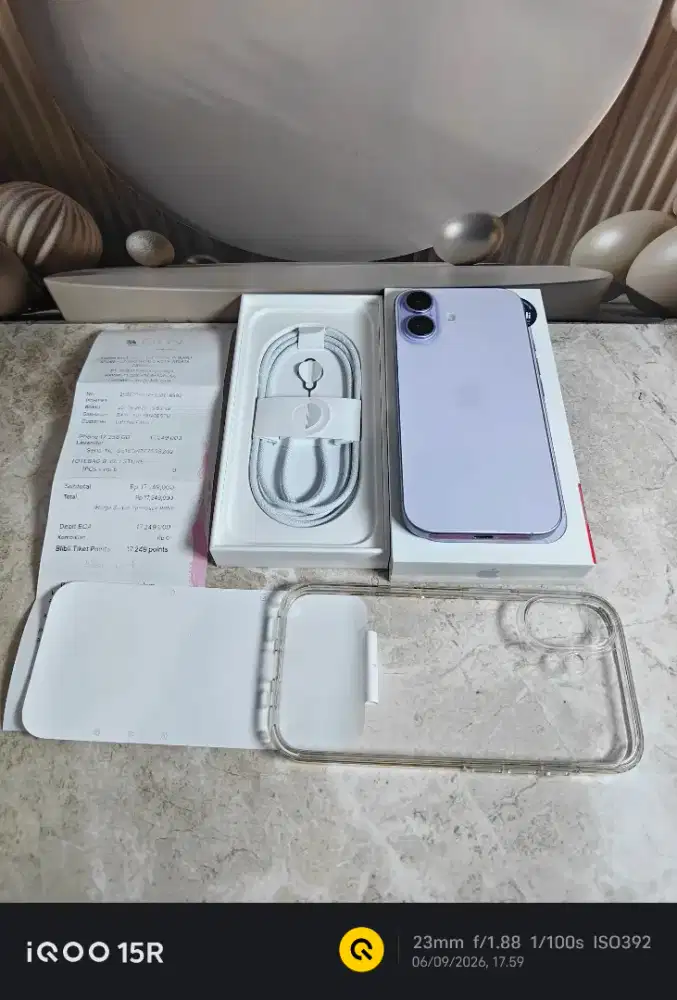 iphone 17 256gb garansi ibox lavender