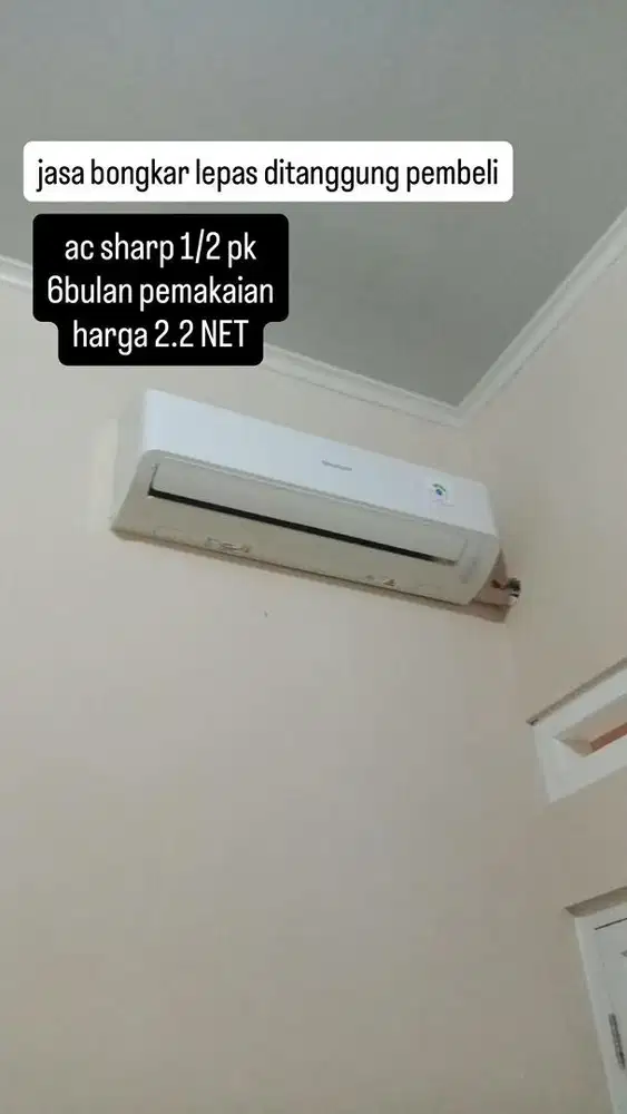 ac bekas, kondisi seperti baru.