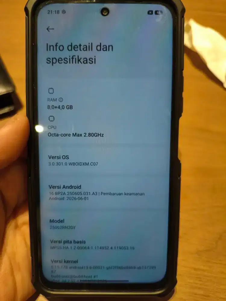 Xiaomi Redmi 15 8/128GB BLACK