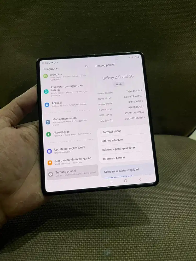 samsung z fold 3 12/256 gb