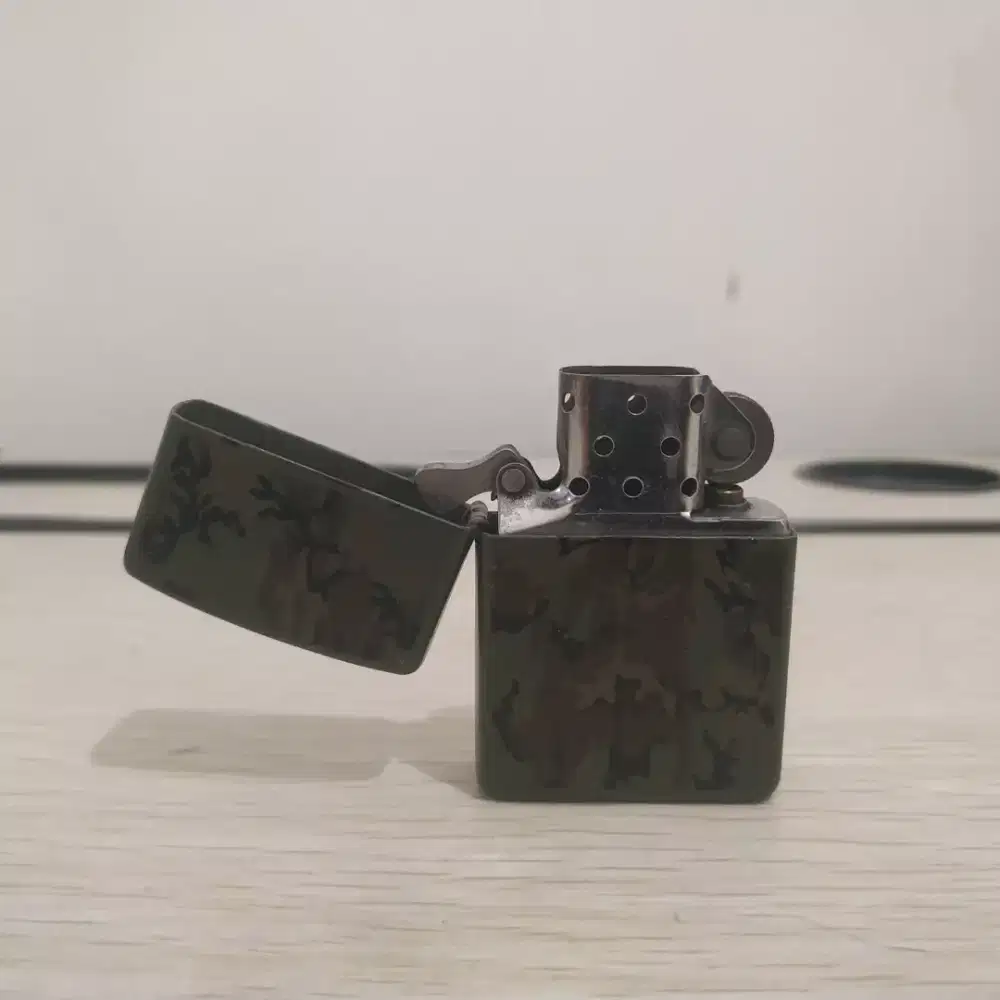 Korek Api Zippo Camouflage Army Loreng Vintage