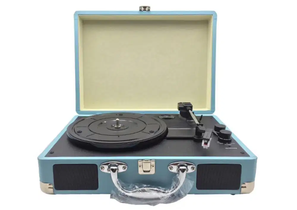 Retro Vintage Vinyl Record Player MDY-1603 Blue
